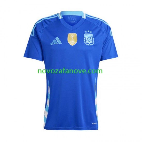Nogometni Dres Argentina Copa America Muški Gostujući 2024 Kratkih Rukava