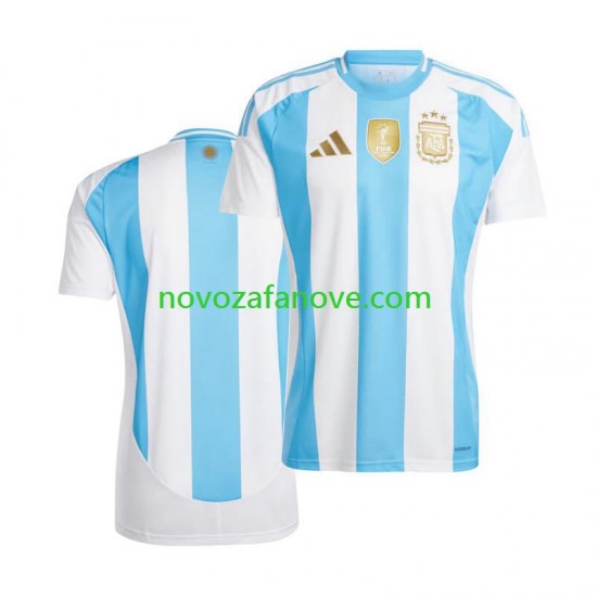 Nogometni Dres Argentina Copa America Muški Domaći 2024 Kratkih Rukava