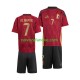 Nogometni Dres Belgija De Bruyne 7 Dječji Domaći Euro 2024 Kratkih Rukava