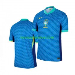 Nogometni Dres Brazil Copa America Muški Gostujući 2024 Kratkih Rukava