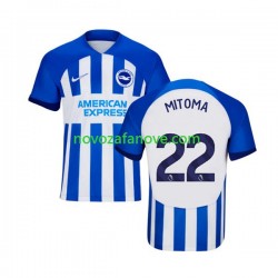Nogometni Dres Brighton & Hove Albion Mitoma 22 Muški Domaći 2023-2024 Kratkih Rukava