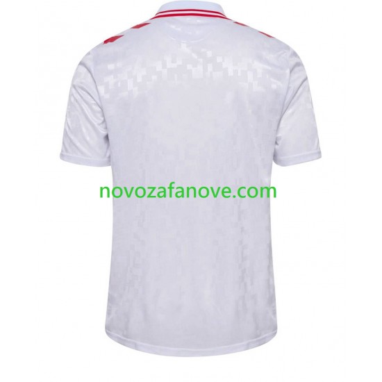 Nogometni Dres Danska Muški Gostujući Euro 2024 Kratkih Rukava