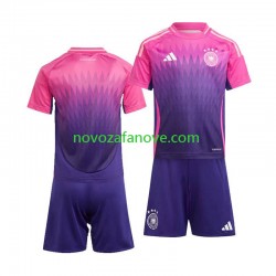 Nogometni Dres Njemačka Dječji Gostujući Euro 2024 Kratkih Rukava