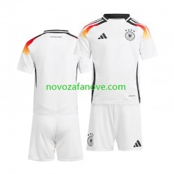 Nogometni Dres Njemačka Dječji Domaći Euro 2024 Kratkih Rukava
