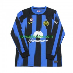 Nogometni Dres Inter Milan Muški Domaći 2023-2024 Dugim Rukavima