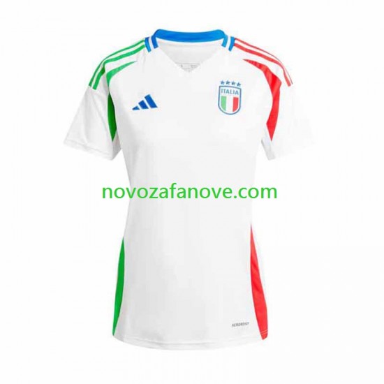 Nogometni Dres Italija Ženska Gostujući Euro 2024 Kratkih Rukava
