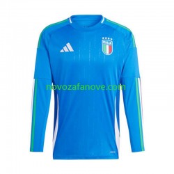 Nogometni Dres Italija Muški Domaći Euro 2024 Dugim Rukavima
