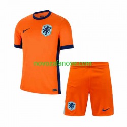 Nogometni Dres Nizozemska Dječji Domaći Euro 2024 Kratkih Rukava
