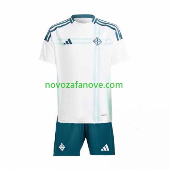 Nogometni Dres Sjeverna Irska Dječji Gostujući 2024 Kratkih Rukava