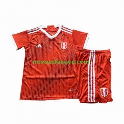 Nogometni Dres Peru Dječji Gostujući 2023 Kratkih Rukava