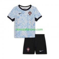 Nogometni Dres Portugal Dječji Gostujući Euro 2024 Kratkih Rukava