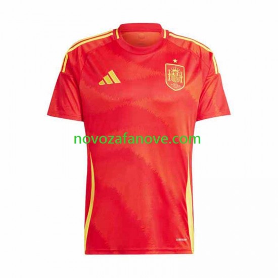 Nogometni Dres Španjolska Muški Domaći Euro 2024 Kratkih Rukava