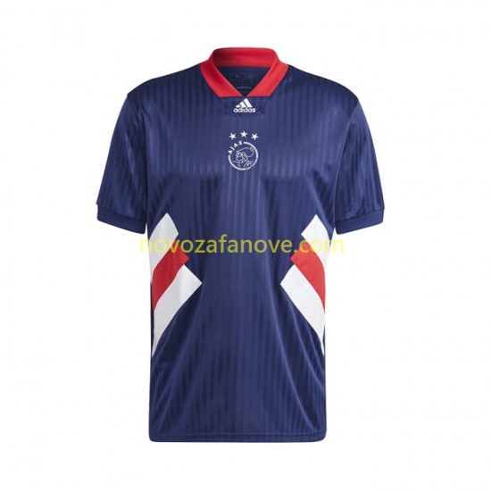 Nogometni Dres AFC Ajax Icon Retro Muški Domaći 2022-2023 Kratkih Rukava