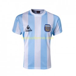 Nogometni Dres Argentina 1986 Retro Muški Domaći Kratkih Rukava