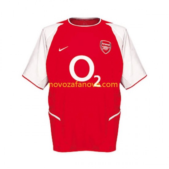 Nogometni Dres Arsenal Retro Muški Domaći 2002 Kratkih Rukava