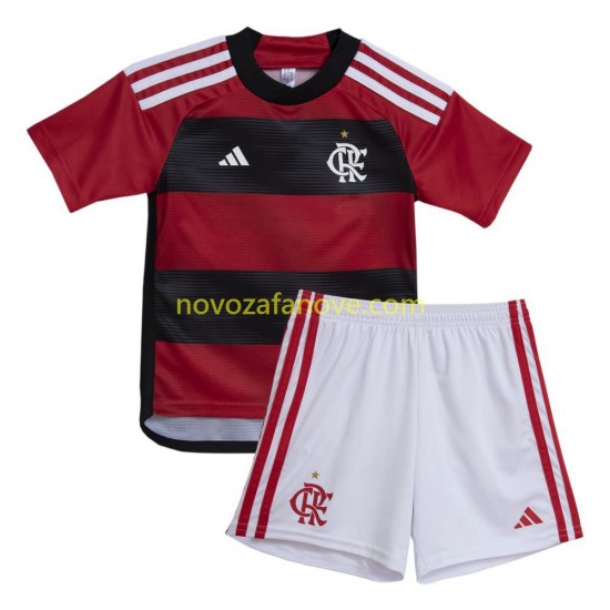 Nogometni Dres CR Flamengo Dječji Domaći 2023-2024 Kratkih Rukava