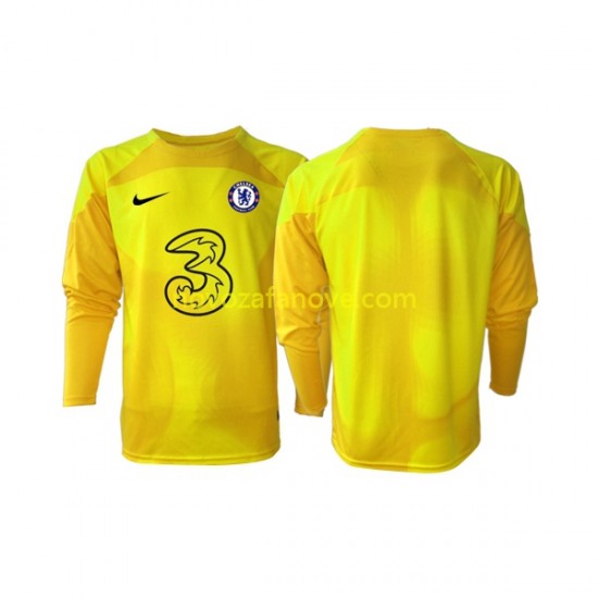 Nogometni Dres Chelsea Golmanski Muški Gostujući 2022-2023 Dugim Rukavima