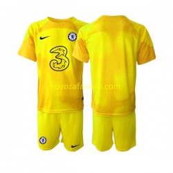 Nogometni Dres Chelsea Golmanski Dječji Gostujući 2022-2023 Kratkih Rukava