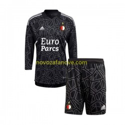 Nogometni Dres Feyenoord Rotterdam Golmanski Dječji Četvrti 2022-2023 Dugim Rukavima