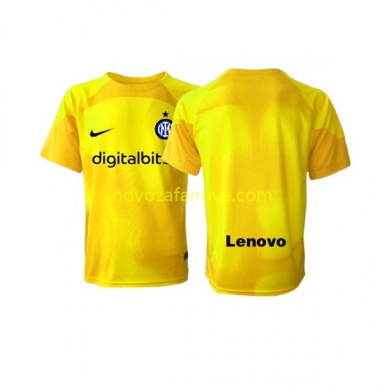 Nogometni Dres Inter Milan Golmanski Muški Gostujući 2022-2023 Kratkih Rukava