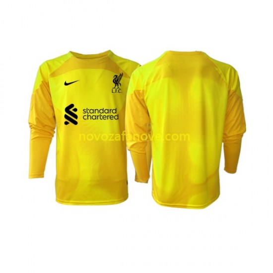 Nogometni Dres Liverpool Golmanski Muški Četvrti 2022-2023 Dugim Rukavima
