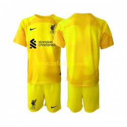 Nogometni Dres Liverpool Golmanski Dječji Četvrti 2022-2023 Kratkih Rukava