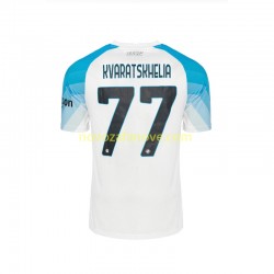 Nogometni Dres Napoli Face Game Kvaratskhelia 77 Muški Domaći 2022-2023 Kratkih Rukava