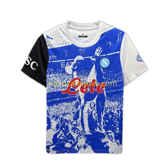 Nogometni Dres Napoli Maradona Champions Special Edition Muški Domaći 2023 Kratkih Rukava