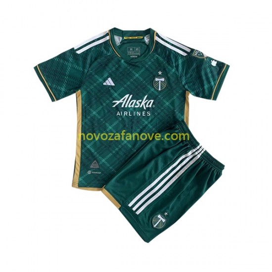 Nogometni Dres Portland Timbers Dječji Domaći 2023 Kratkih Rukava