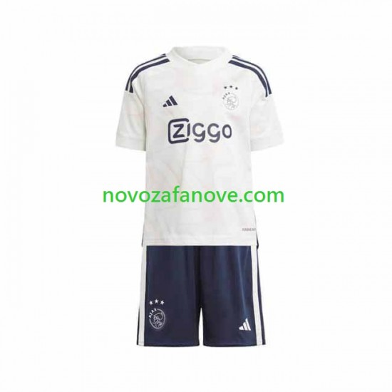 Nogometni Dres AFC Ajax Dječji Gostujući 2023-2024 Kratkih Rukava