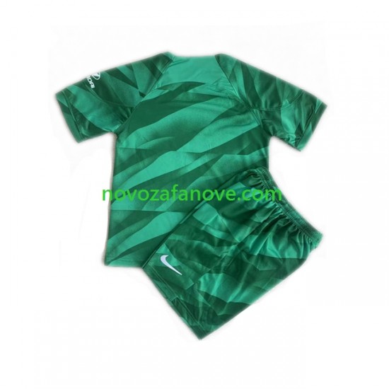 Nogometni Dres Atlético Madrid Golmanski Dječji Gostujući 2023-2024 Kratkih Rukava