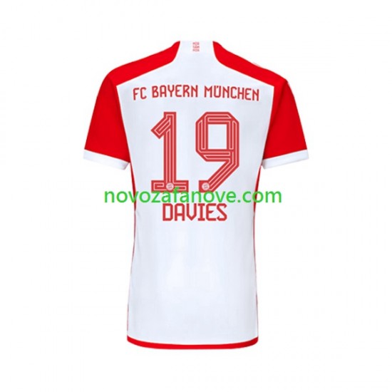 Nogometni Dres FC Bayern München Alphonso Davies 19 Muški Domaći 2023-2024 Kratkih Rukava