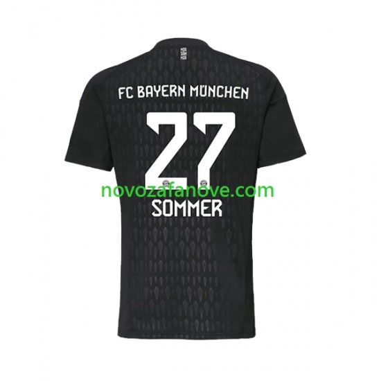 Nogometni Dres FC Bayern München Yann Sommer 27 Golmanski Muški Domaći 2023-2024 Kratkih Rukava