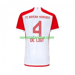 Nogometni Dres FC Bayern München Matthijs de Ligt 4 Muški Domaći 2023-2024 Kratkih Rukava