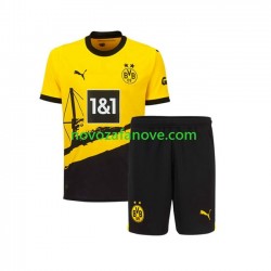 Nogometni Dres Borussia Dortmund Dječji Domaći 2023-2024 Kratkih Rukava