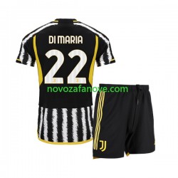 Nogometni Dres Juventus Angel Di Maria 22 Dječji Domaći 2023-2024 Kratkih Rukava