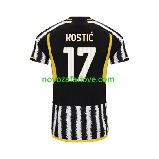 Nogometni Dres Juventus Filip Kostic 17 Muški Domaći 2023-2024 Kratkih Rukava