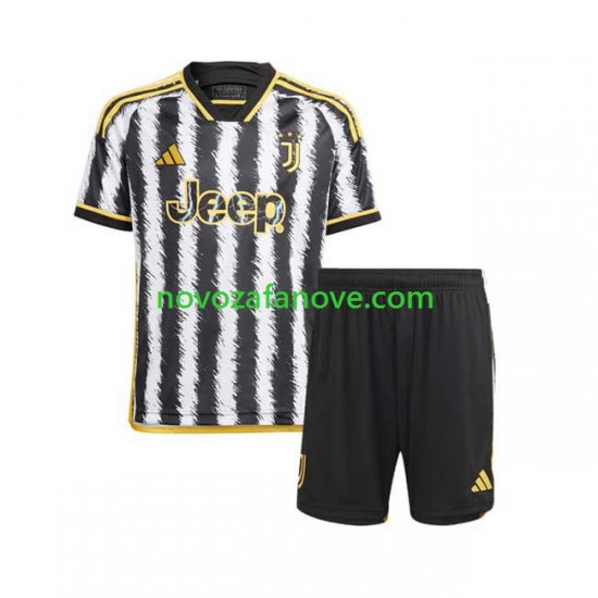 Nogometni Dres Juventus Dječji Domaći 2023-2024 Kratkih Rukava