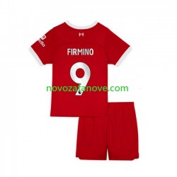Nogometni Dres Liverpool Roberto Firmino 9 Dječji Domaći 2023-2024 Kratkih Rukava