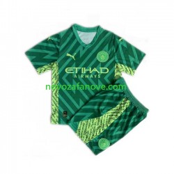 Nogometni Dres Manchester City Golmanski Dječji Domaći 2023-2024 Kratkih Rukava