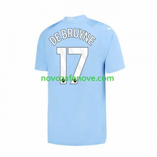 Nogometni Dres Manchester City Kevin De Bruyne 17 Muški Domaći 2023-2024 Kratkih Rukava