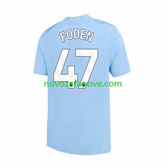 Nogometni Dres Manchester City Phil Foden 47 Muški Domaći 2023-2024 Kratkih Rukava