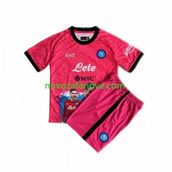 Nogometni Dres Napoli Face Game Alex Meret 1 Golmanski Dječji Domaći 2022-2023 Kratkih Rukava