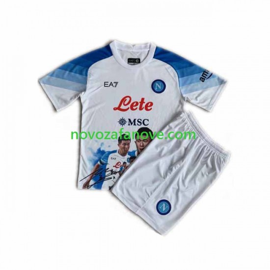 Nogometni Dres Napoli Face Game Minjae 3 Dječji Domaći 2022-2023 Kratkih Rukava