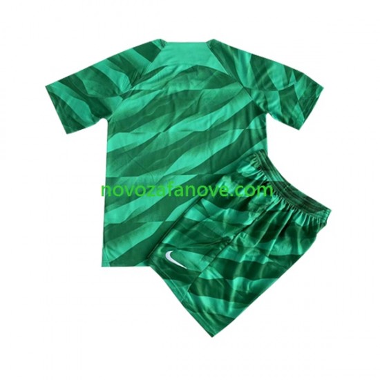 Nogometni Dres Paris Saint-Germain Golmanski Dječji Domaći 2023-2024 Kratkih Rukava