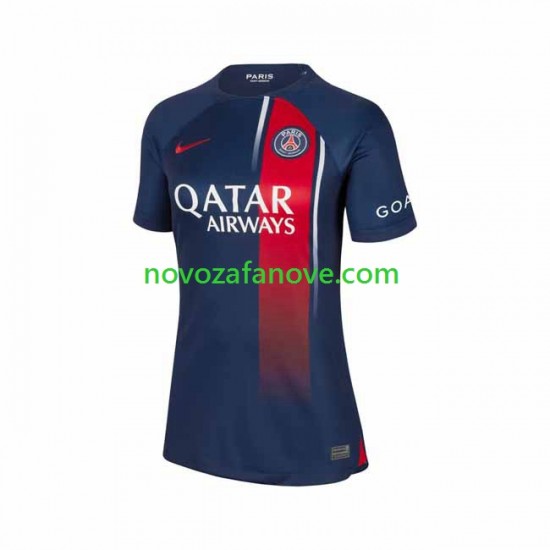 Nogometni Dres Paris Saint-Germain Ženska Domaći 2023-2024 Kratkih Rukava