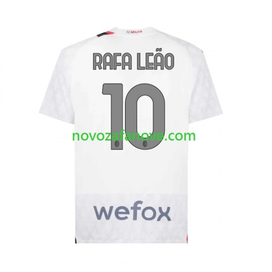 Nogometni Dres AC Milan Rafael Leao 10 Muški Gostujući 2023-2024 Kratkih Rukava
