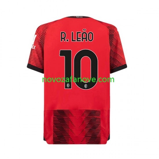 Nogometni Dres AC Milan Rafael Leao 10 Muški Domaći 2023-2024 Kratkih Rukava