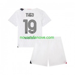 Nogometni Dres AC Milan Theo 19 Dječji Gostujući 2023-2024 Kratkih Rukava