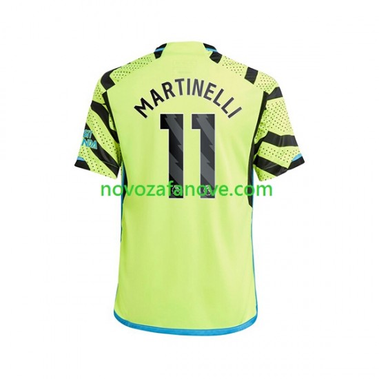 Nogometni Dres Arsenal Gabriel Martinelli 11 Muški Gostujući 2023-2024 Kratkih Rukava